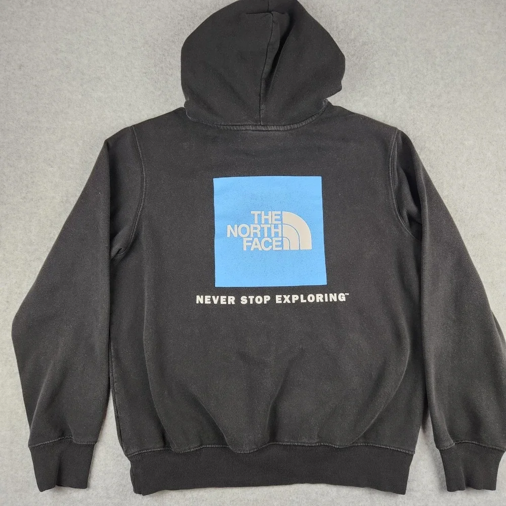 The North Face‎ Pullover Hoodie Men's Medium M Never Stop Exploring Black